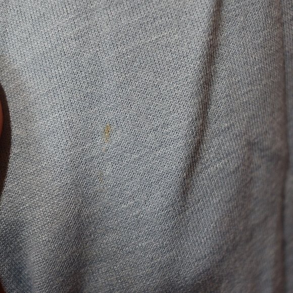 Talbots Slate Blue Asymmetric Button-Front Cardigan Sweater Layering LG - Picture 7 of 11